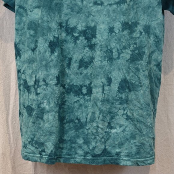 Junk food Tie Dye Blue Saying Tshirt Quit Your Day Job Med - Picture 11 of 13